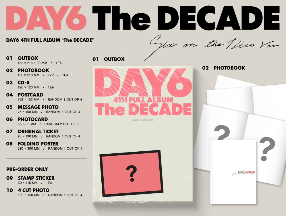 DAY6 - THE DECADE + Apple Music Photocard Nolae