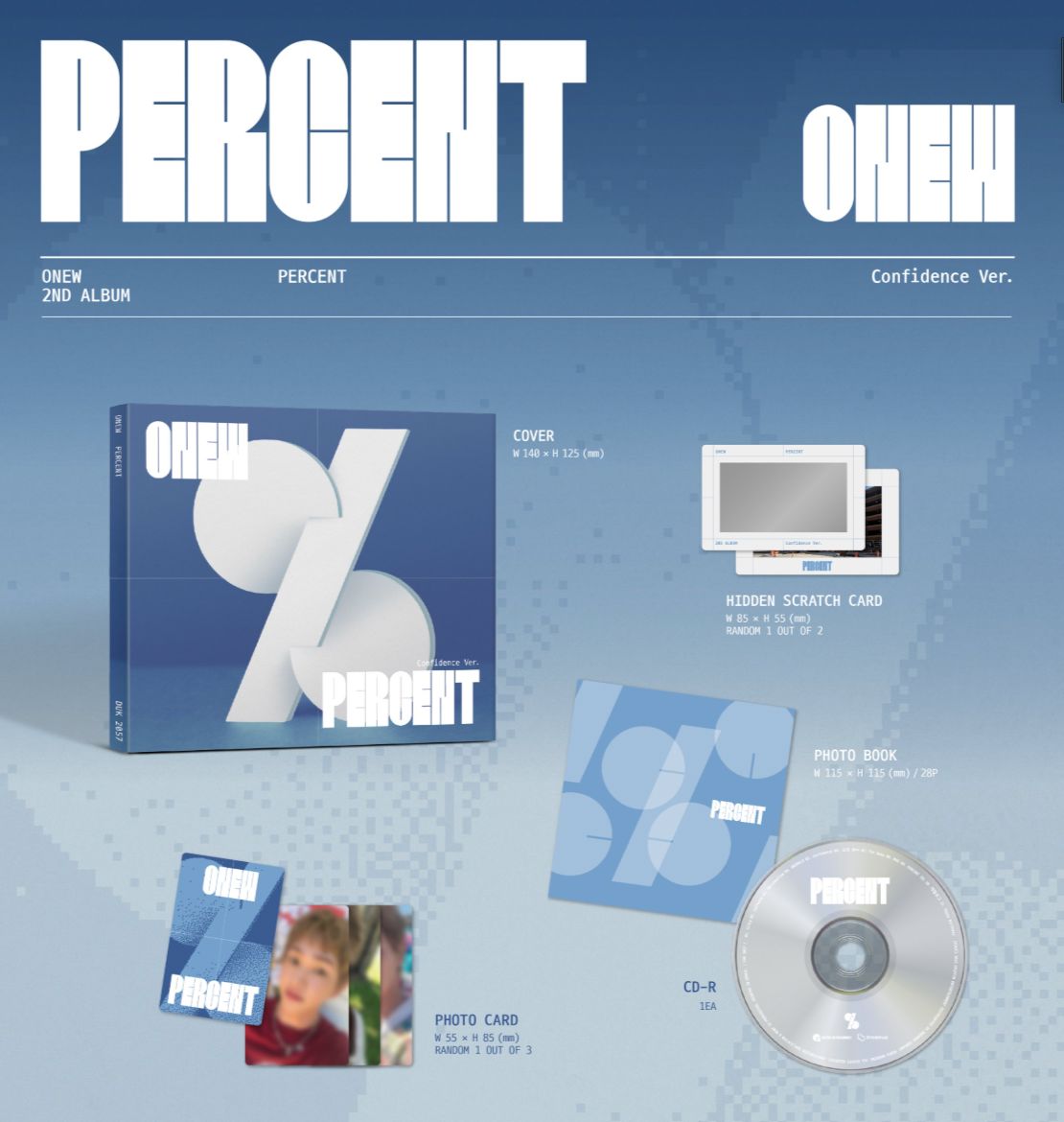 ONEW (SHINEE) - PERCENT (DIGIPACK VER.) Nolae
