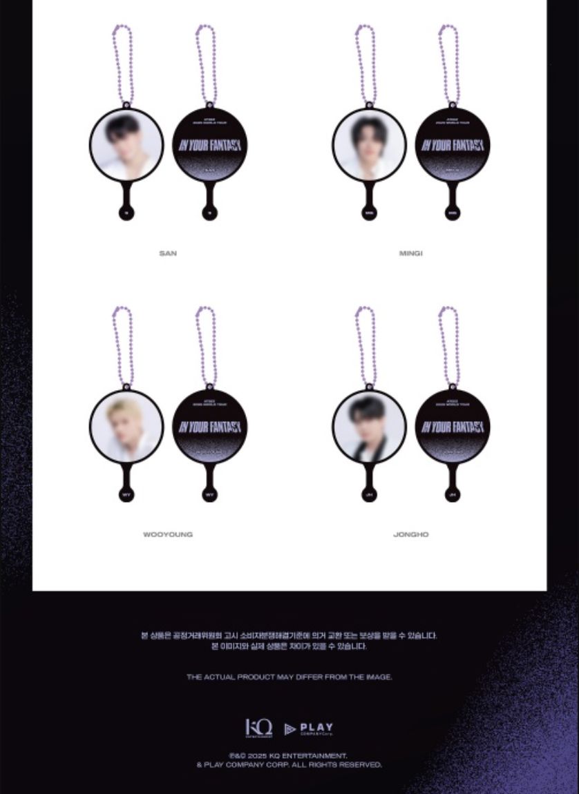 ATEEZ - 2025 WORLD TOUR 'IN YOUR FANTASY' IN INCHEON OFFICIAL MD Nolae