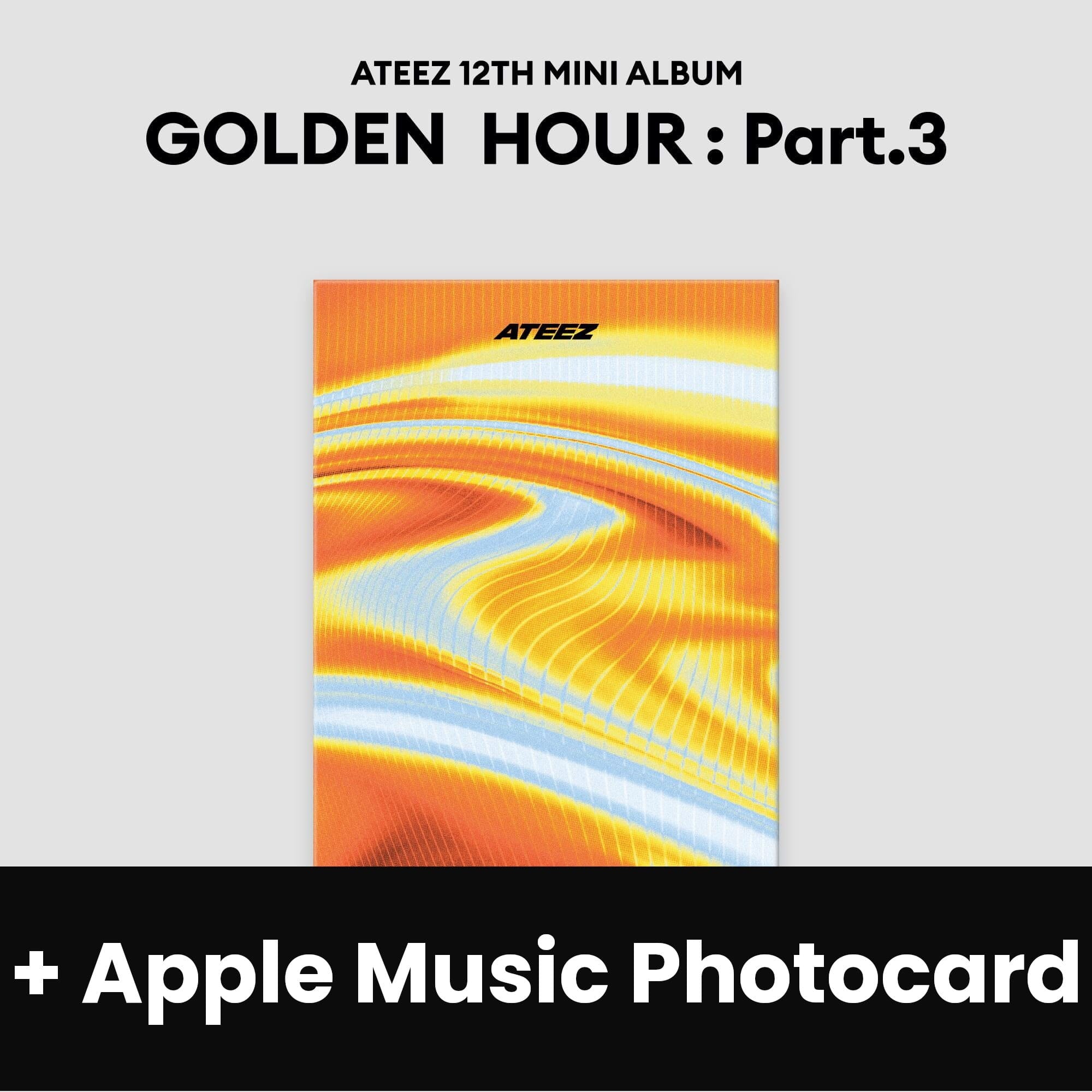 ATEEZ - GOLDEN HOUR : PART.3 (POCA ALBUM VER.) + Apple Music Photocard Nolae