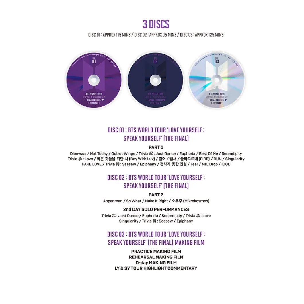 BTS - LOVE YOURSELF SPEAK YOURSELF THE FINAL + 2025 FESTA GIFT Nolae