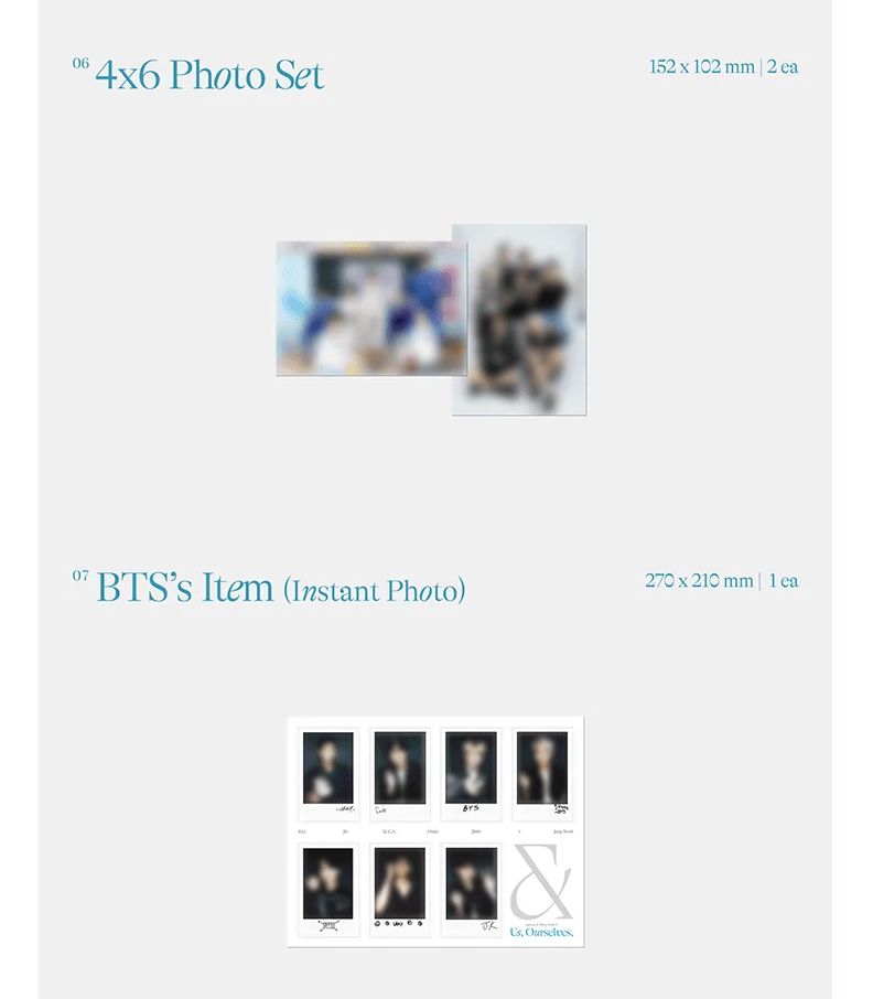 BTS - SPECIAL 8 PHOTO-FOLIO 'US, OURSELVES, AND BTS WE' + 2025 FESTA GIFT Nolae