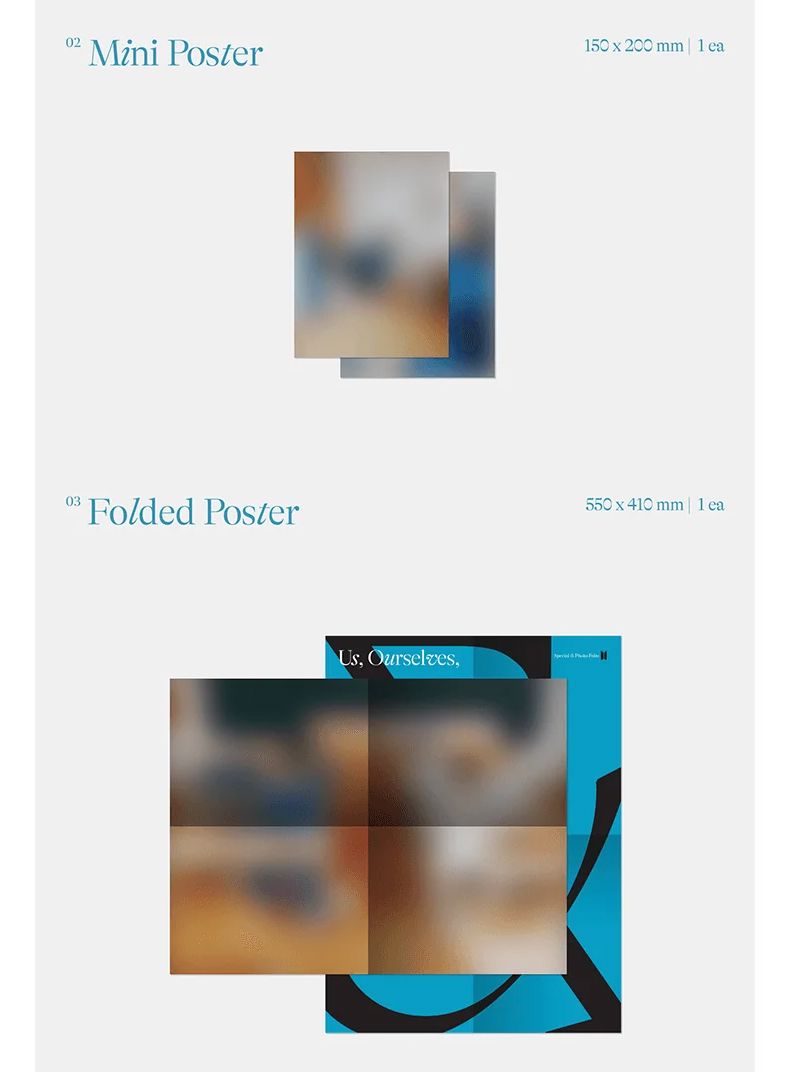 BTS - SPECIAL 8 PHOTO-FOLIO 'US, OURSELVES, AND BTS WE' + 2025 FESTA GIFT Nolae
