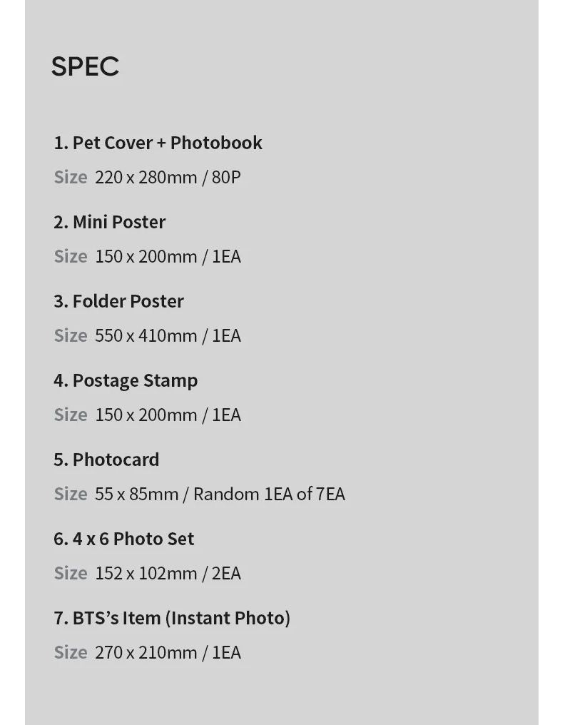 BTS - SPECIAL 8 PHOTO-FOLIO 'US, OURSELVES, AND BTS WE' + 2025 FESTA GIFT Nolae
