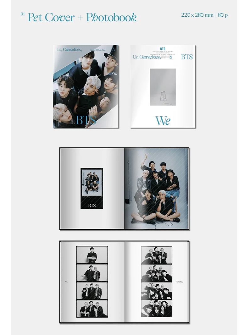 BTS - SPECIAL 8 PHOTO-FOLIO 'US, OURSELVES, AND BTS WE' + 2025 FESTA GIFT Nolae
