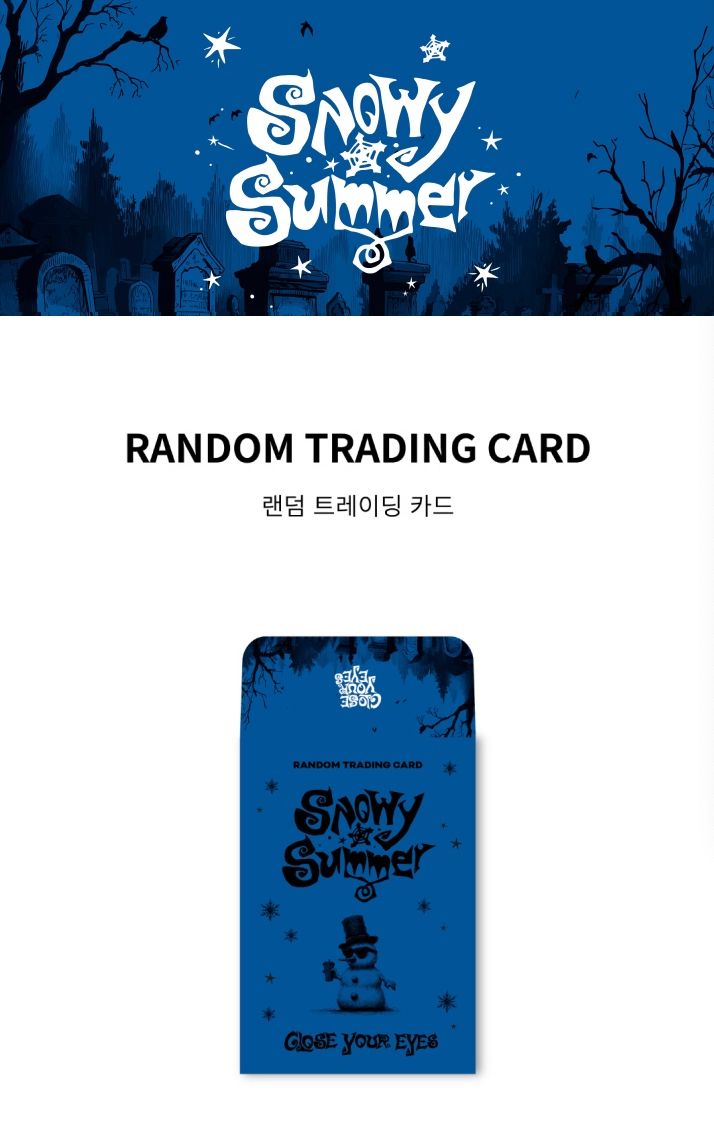 CLOSE YOUR EYES - RANDOM TRADING CARD (SNOWY SUMMER) Nolae