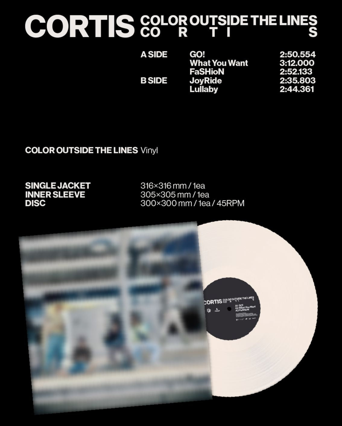 CORTIS - COLOR OUTSIDE THE LINES (VINYL) Nolae