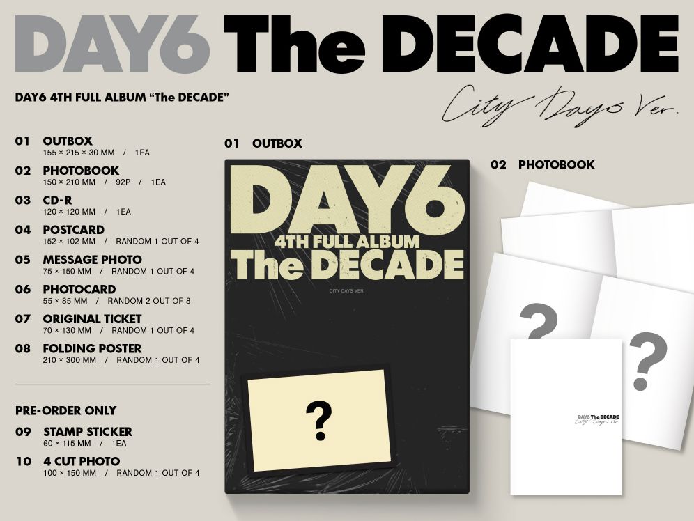 DAY6 - THE DECADE + Apple Music Photocard Nolae