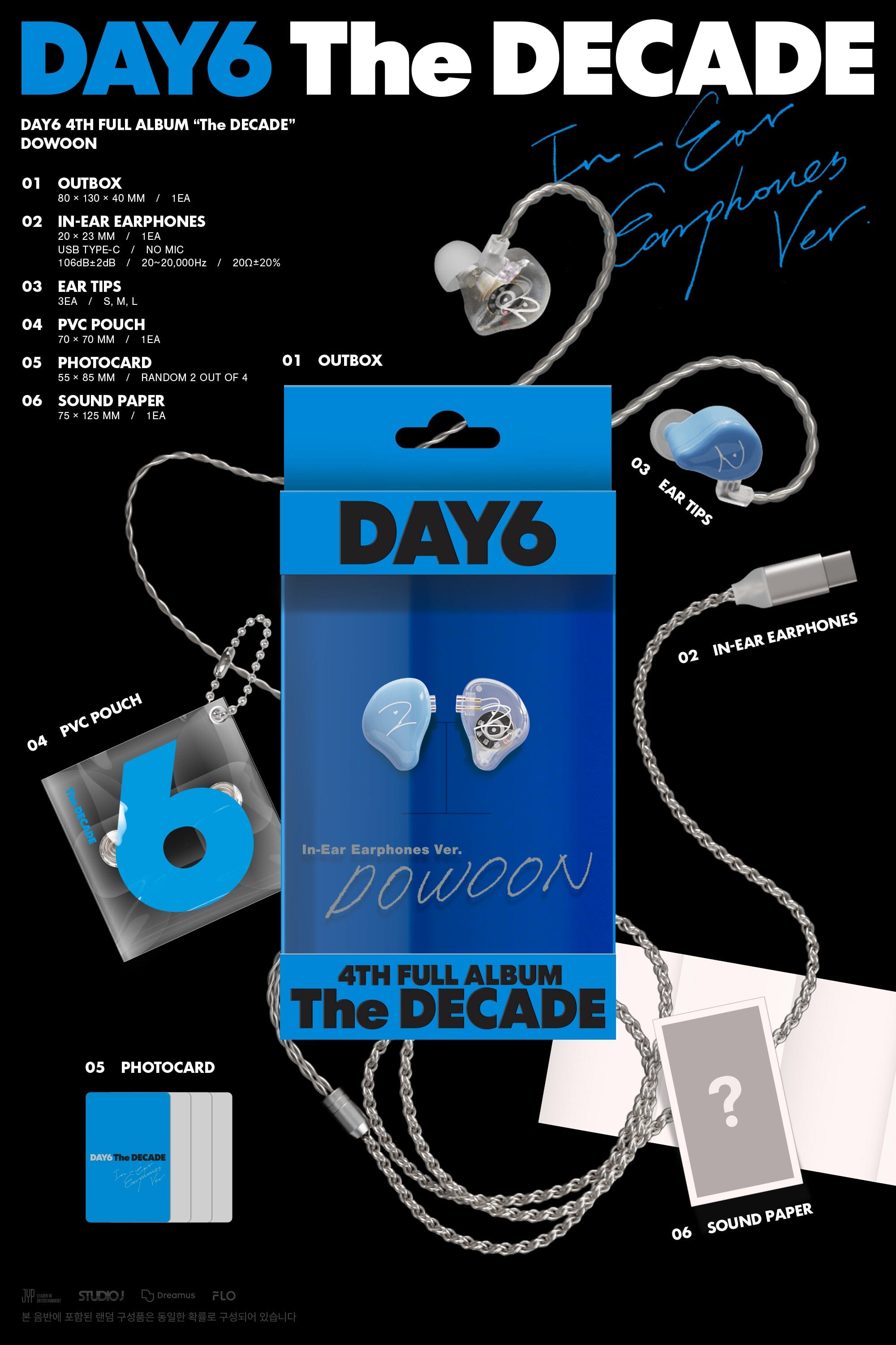 DAY6 - THE DECADE (IN-EAR EARPHONES VER.) Nolae