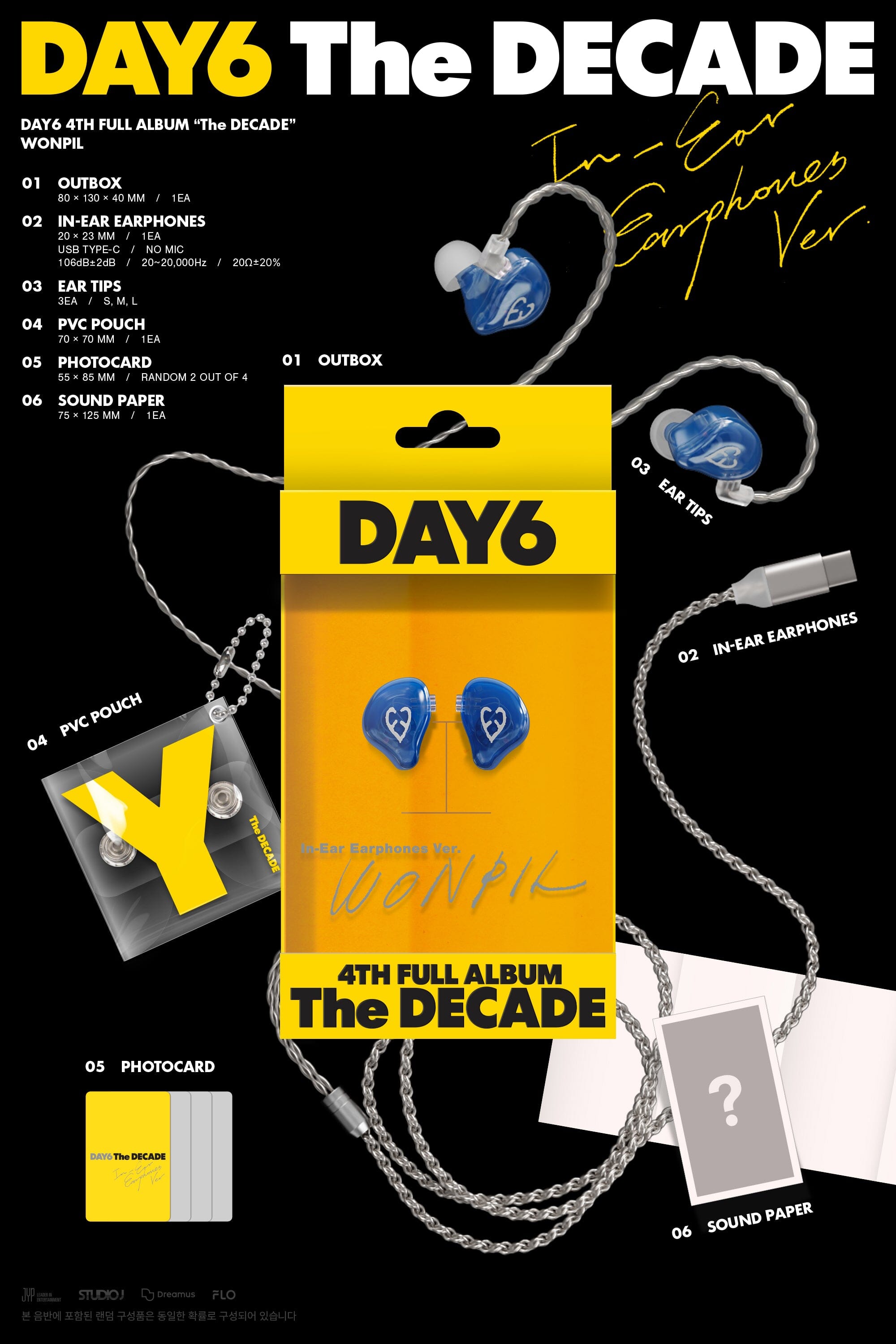 DAY6 - THE DECADE (IN-EAR EARPHONES VER.) Nolae