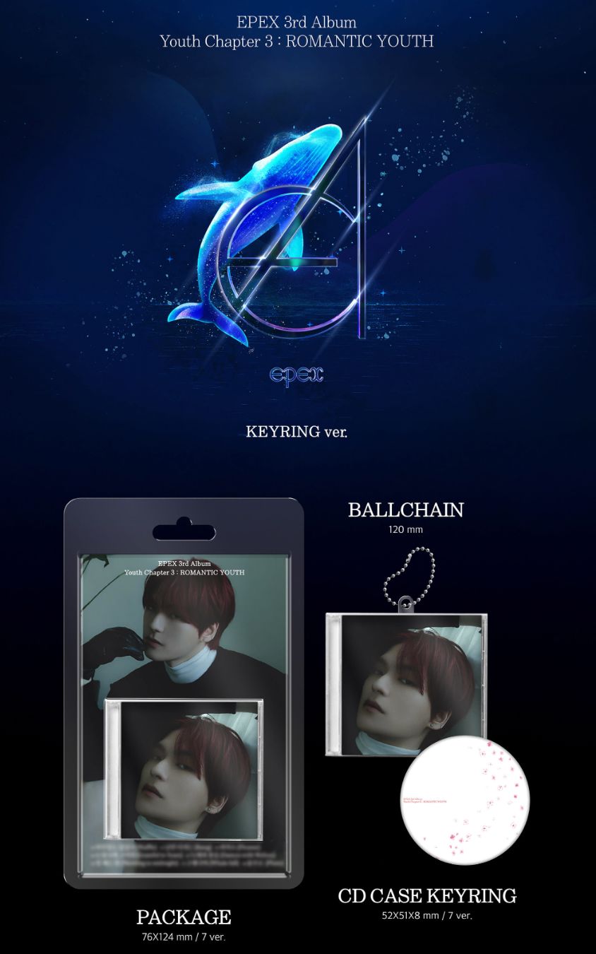 EPEX - YOUTH CHAPTER 3 : ROMANTIC YOUTH (KEYRING VER.) Nolae
