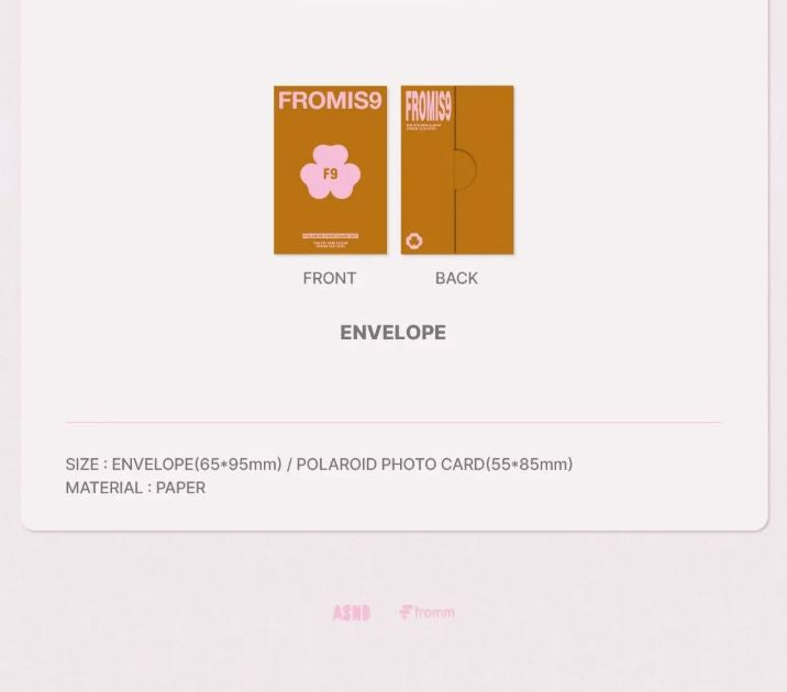 FROMIS_9 - POLAROID PHOTOCARD SET ('FROM OUR 20'S' POP UP STORE OFFICIAL MD) Nolae