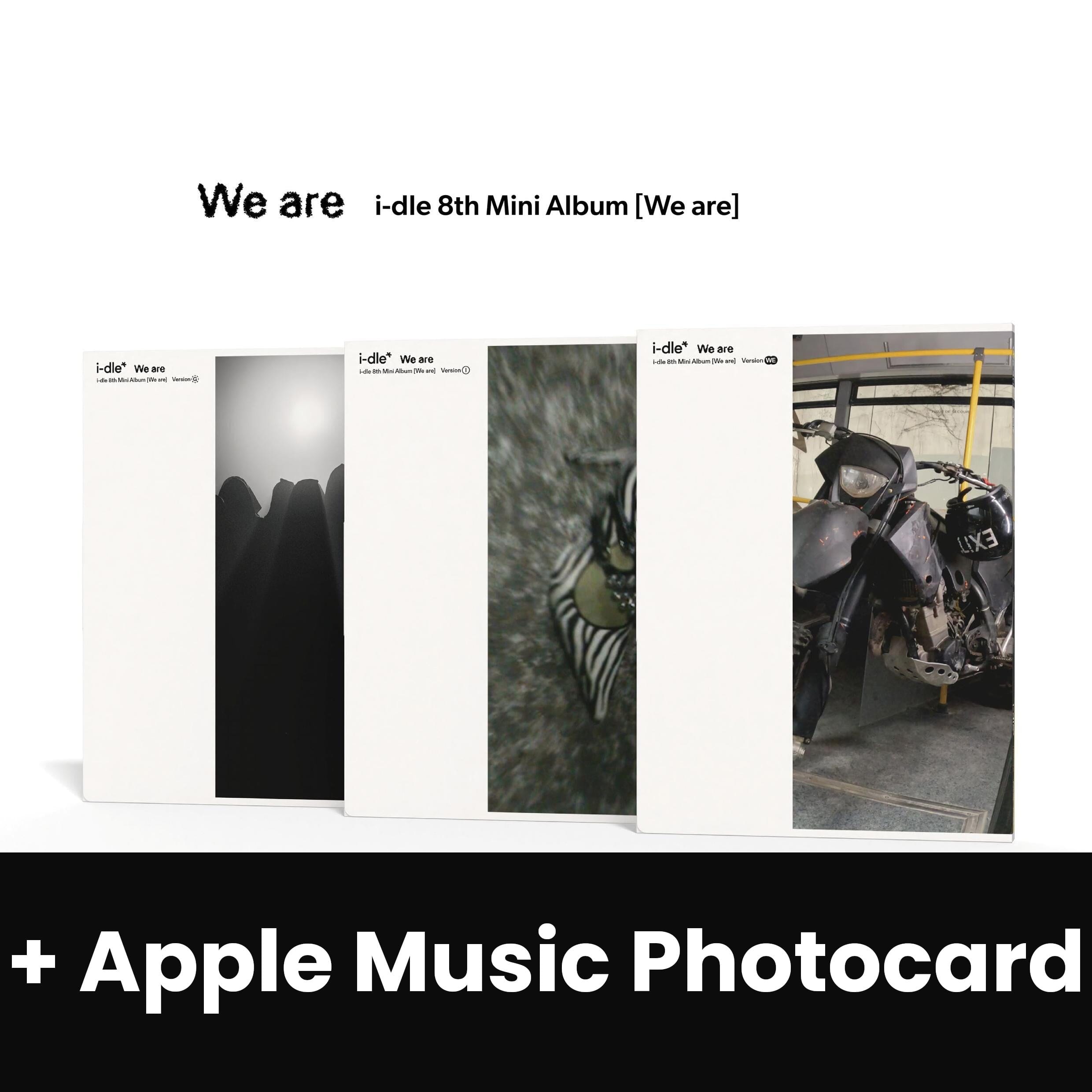 I-DLE - WE ARE + Apple Music Photocard Nolae