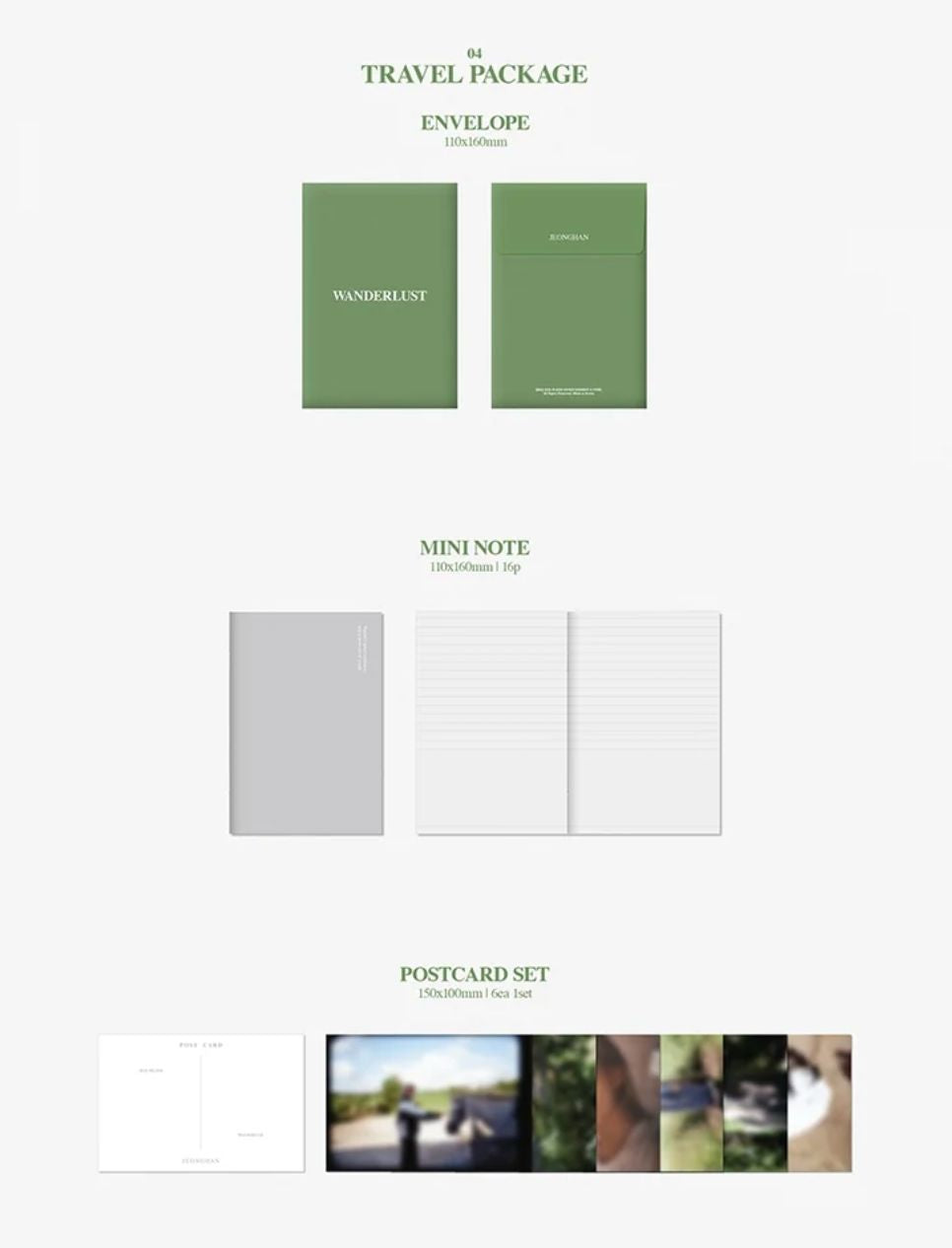 JEONGHAN (SEVENTEEN) - PHOTOBOOK (WANDERLUST) Nolae
