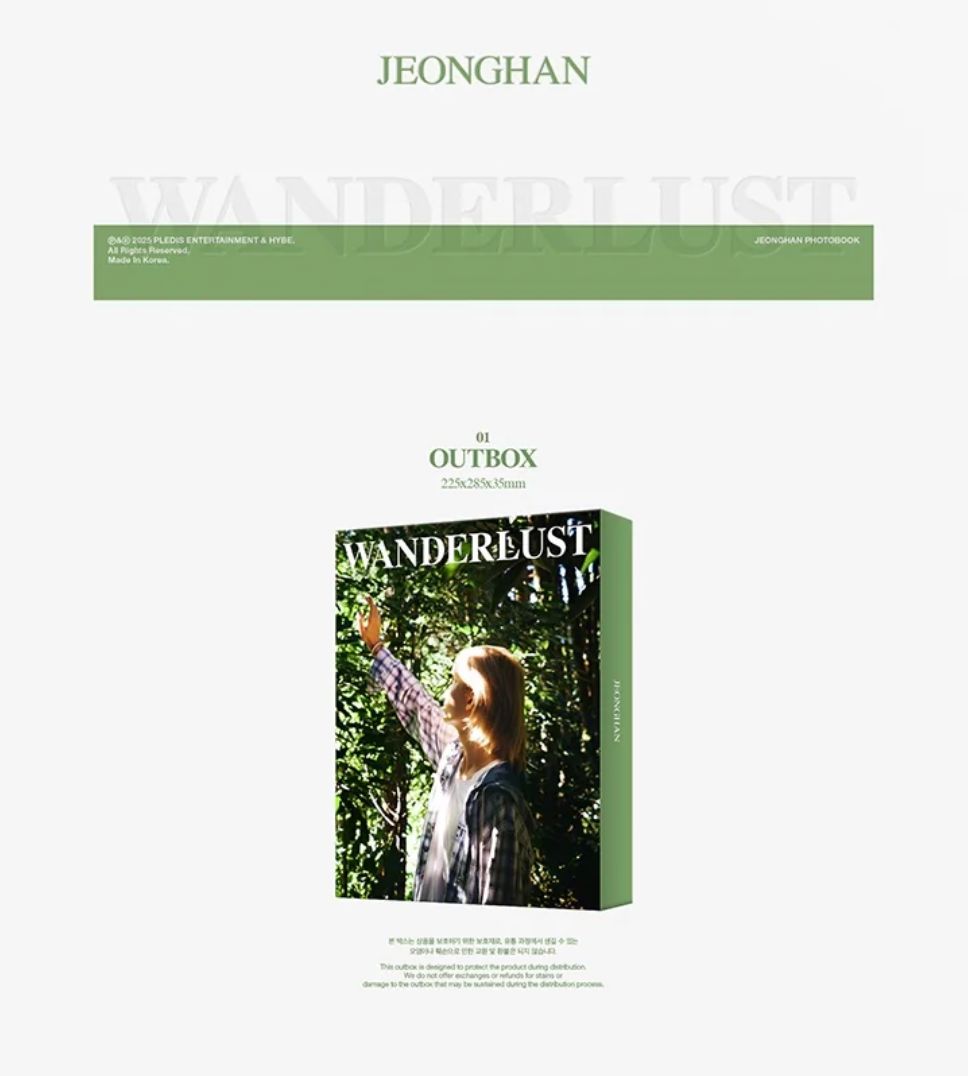 JEONGHAN (SEVENTEEN) - PHOTOBOOK (WANDERLUST) Nolae