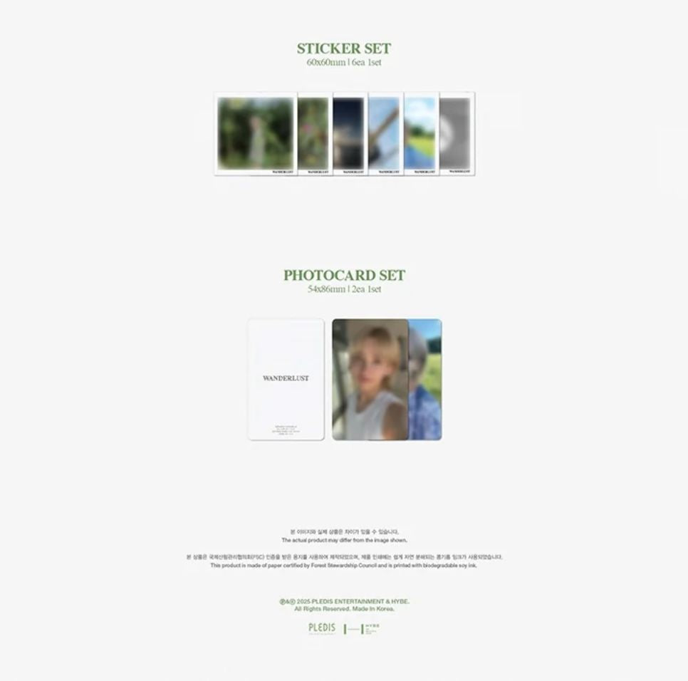 JEONGHAN (SEVENTEEN) - PHOTOBOOK (WANDERLUST) Nolae
