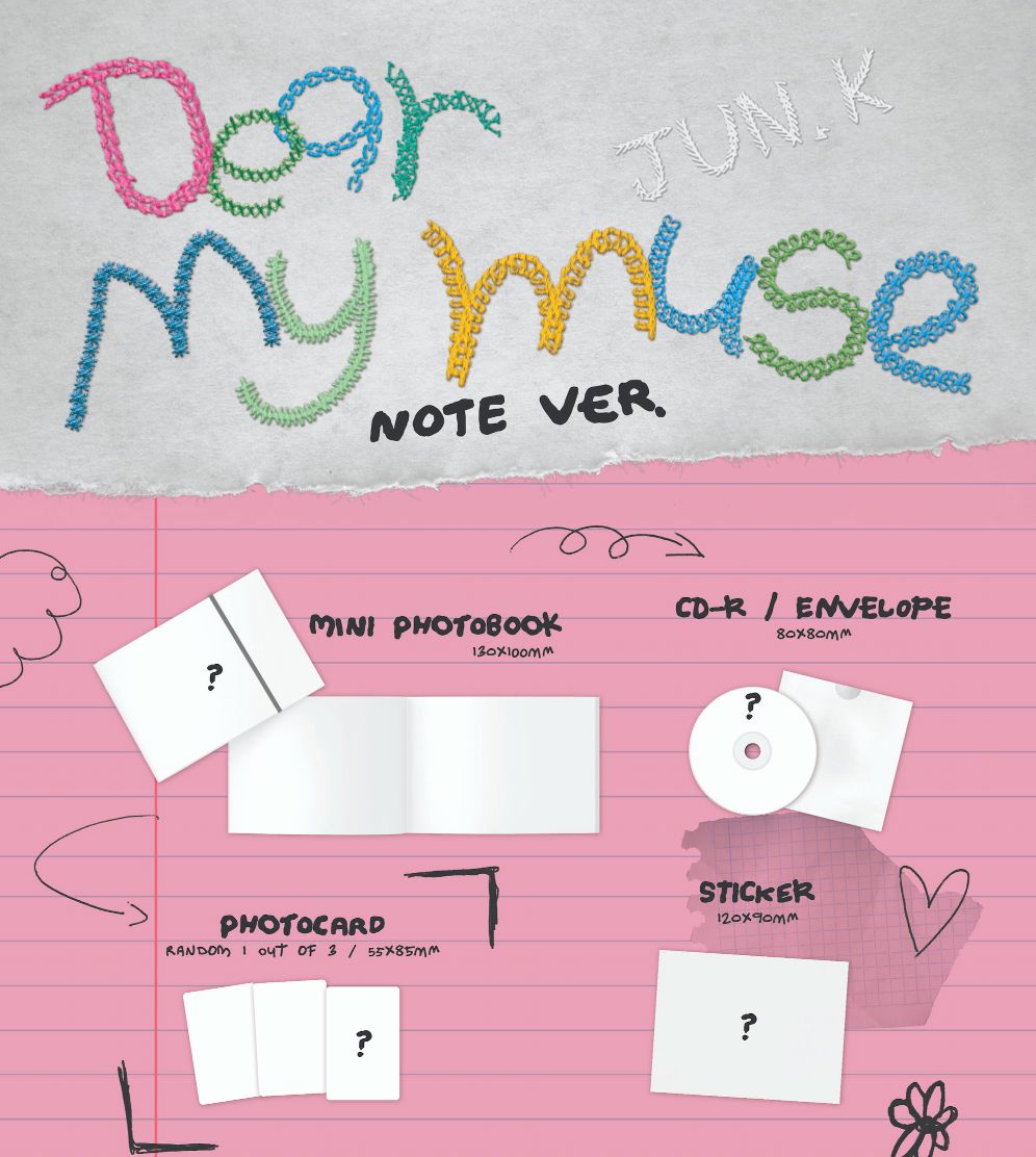 JUN. K (2PM) - DEAR MY MUSE (NOTE VER.) Nolae