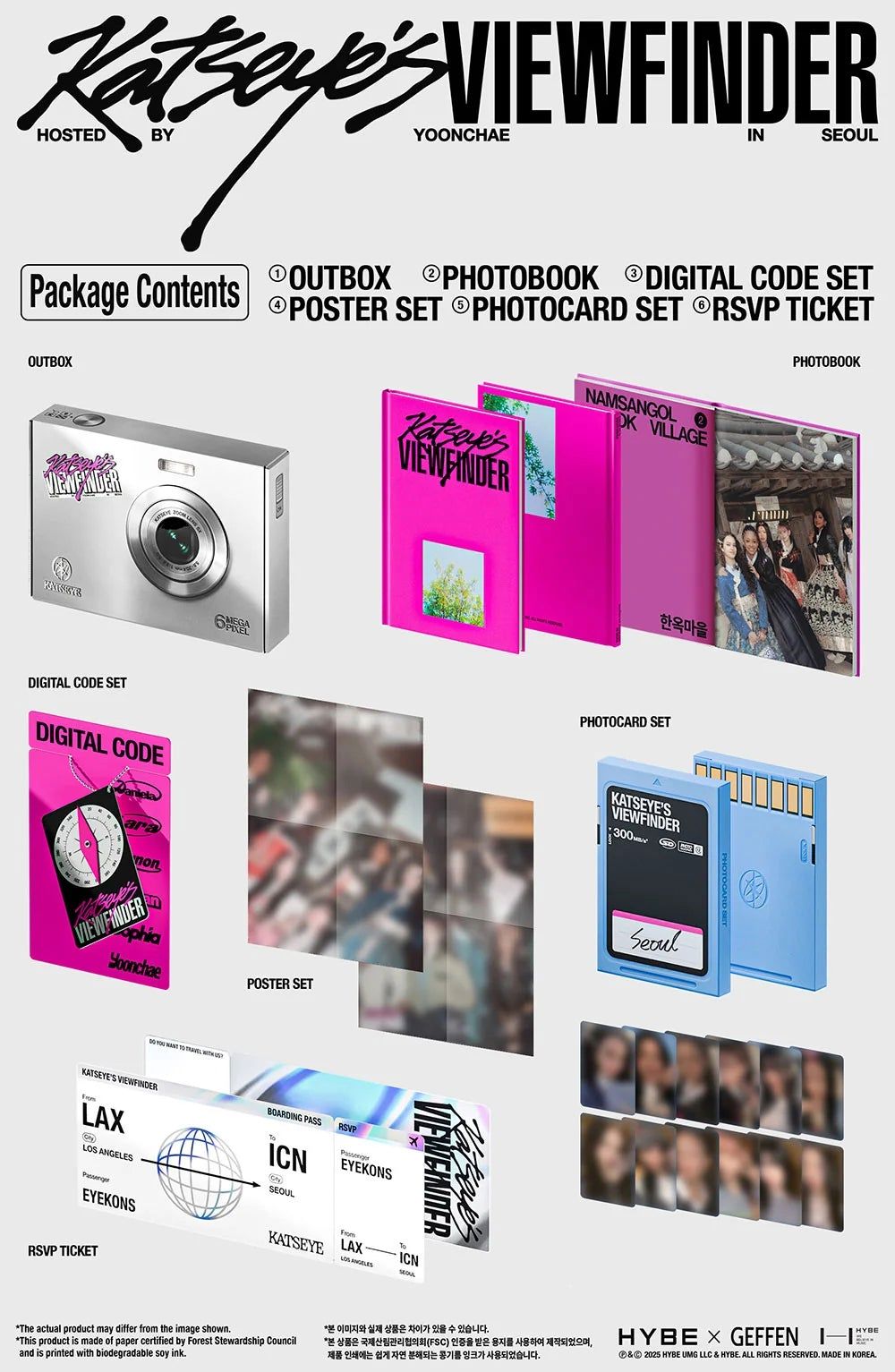KATSEYE - KATSEYE'S VIEWFINDER IN SEOUL + WEVERSE GIFT Nolae