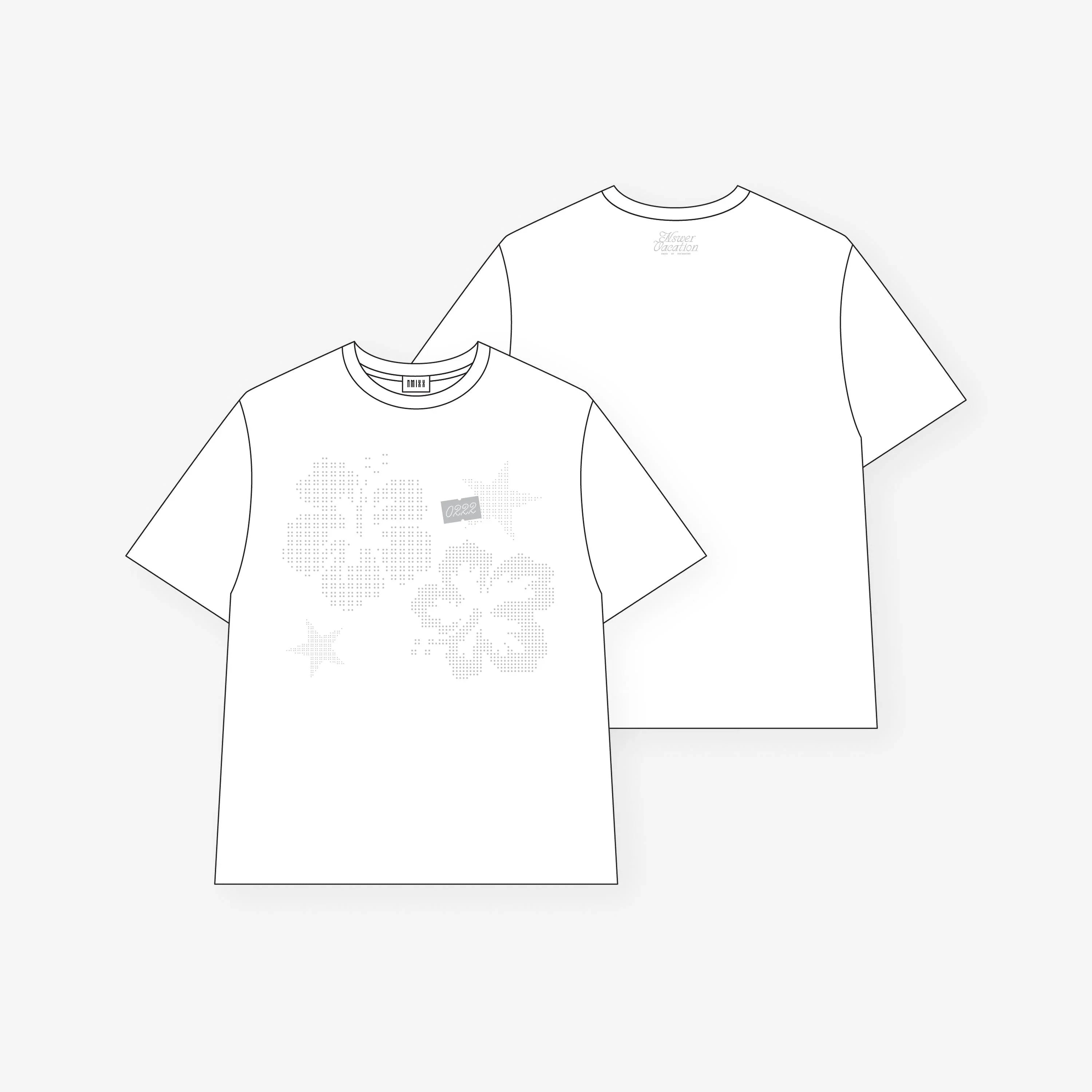 NMIXX - T-SHIRT (1ST FAN MEETING 'NSWER VACATION' OFFICIAL MD) Nolae