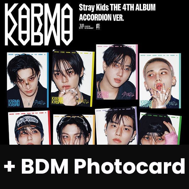 STRAY KIDS - KARMA (ACCORDION VER.) + BDM Photocard Nolae