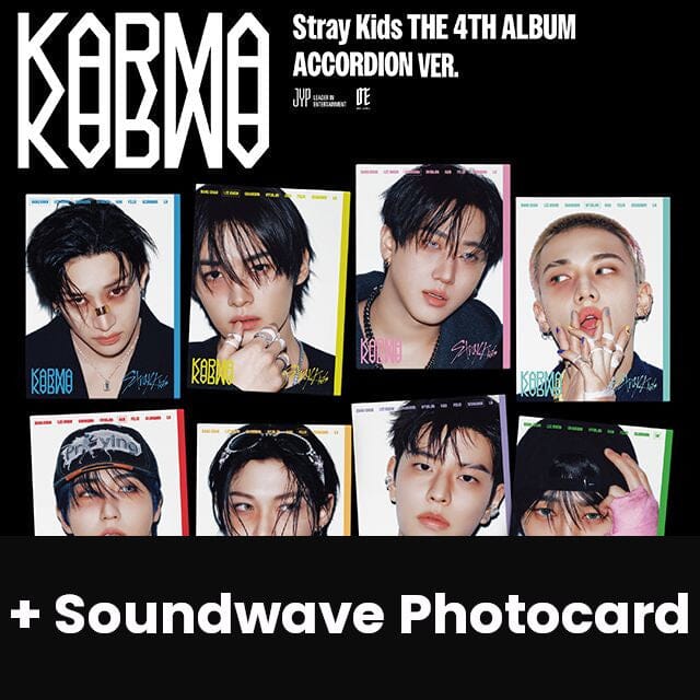 STRAY KIDS - KARMA (ACCORDION VER.) + Soundwave Photocard Nolae