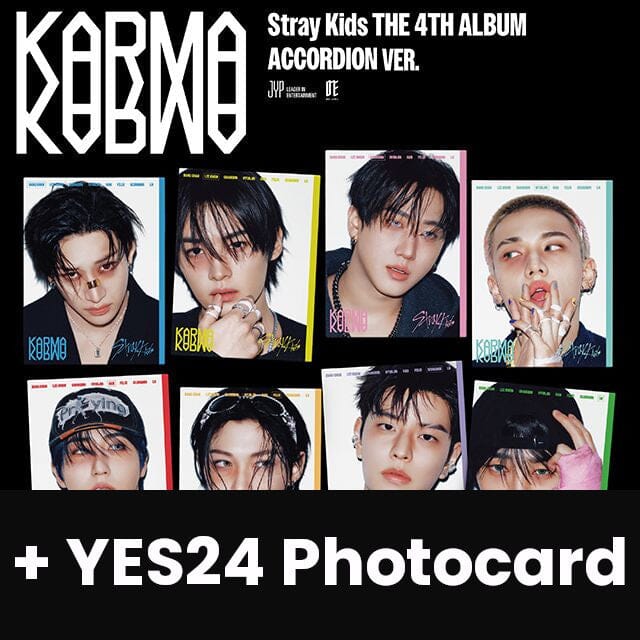 STRAY KIDS - KARMA (ACCORDION VER.) + YES24 Photocard Nolae
