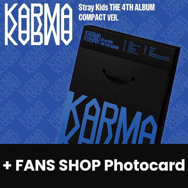 STRAY KIDS - KARMA (COMPACT VER.) + FANS SHOP Photocard Nolae