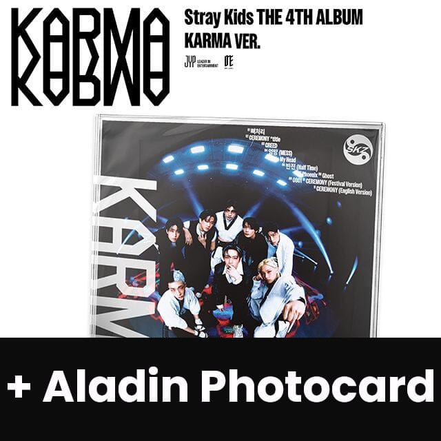 STRAY KIDS - KARMA (KARMA VER.) (LIMITED) + Aladin Photocard Nolae