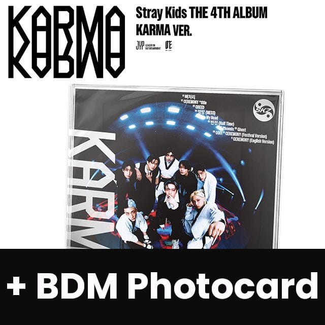 STRAY KIDS - KARMA (KARMA VER.) (LIMITED) + BDM Photocard Nolae