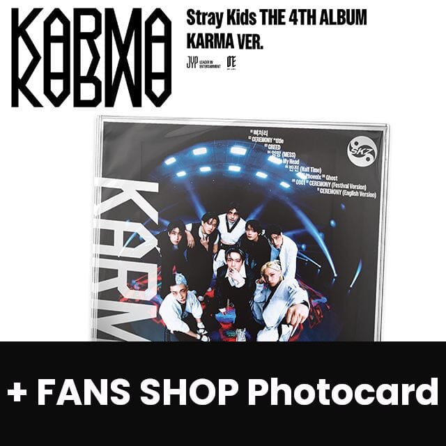 STRAY KIDS - KARMA (KARMA VER.) (LIMITED) + FANS SHOP Photocard Nolae