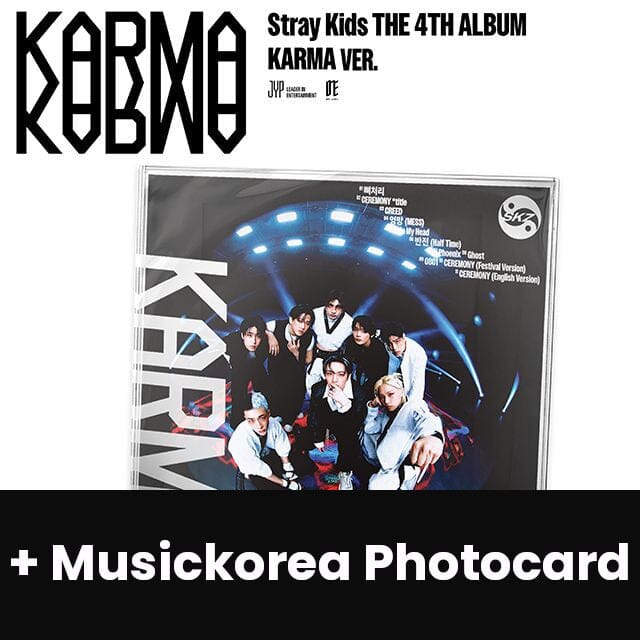 STRAY KIDS - KARMA (KARMA VER.) (LIMITED) + Musickorea Photocard Nolae