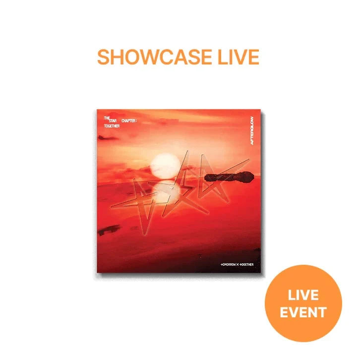 TXT - THE STAR CHAPTER: TOGETHER (AFTERGLOW VER.) + Weverse Showcase Live Gift Nolae