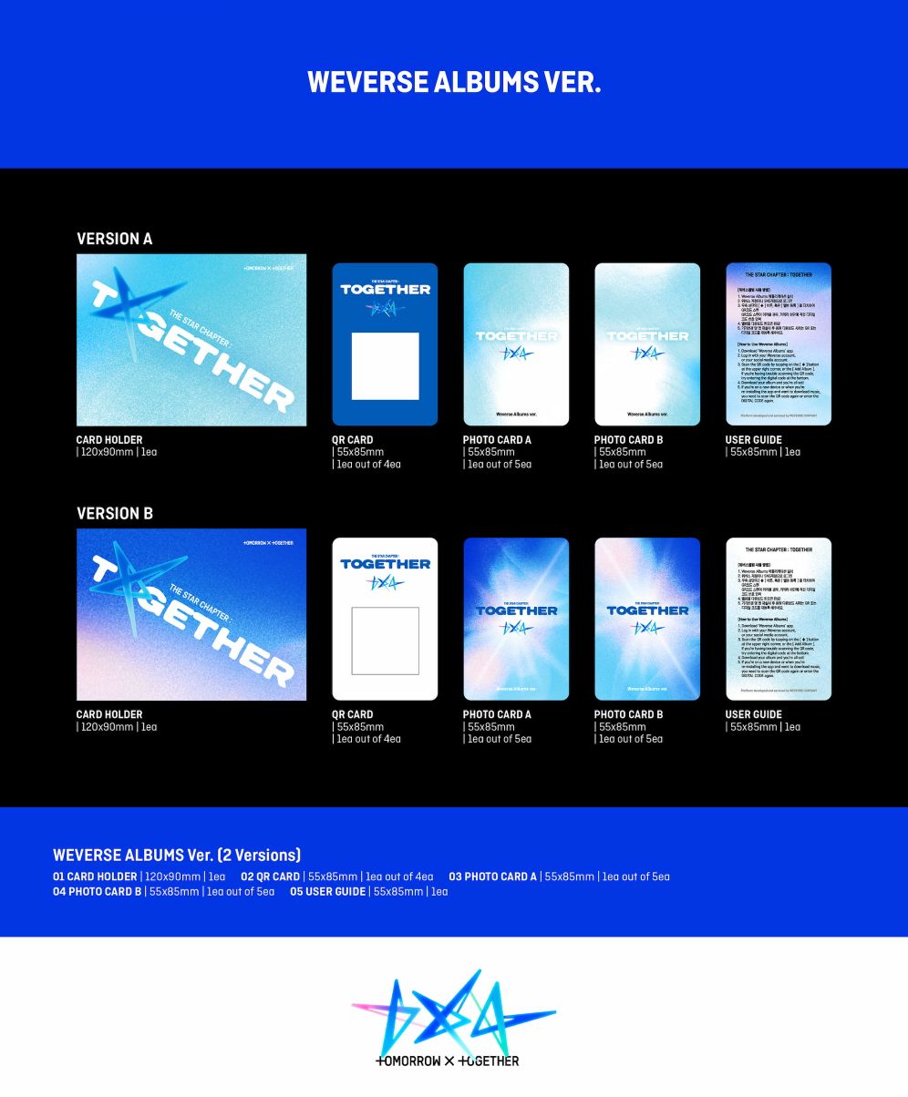 TXT - THE STAR CHAPTER: TOGETHER (WEVERSE ALBUMS VER.) + Soundwave Gift Nolae
