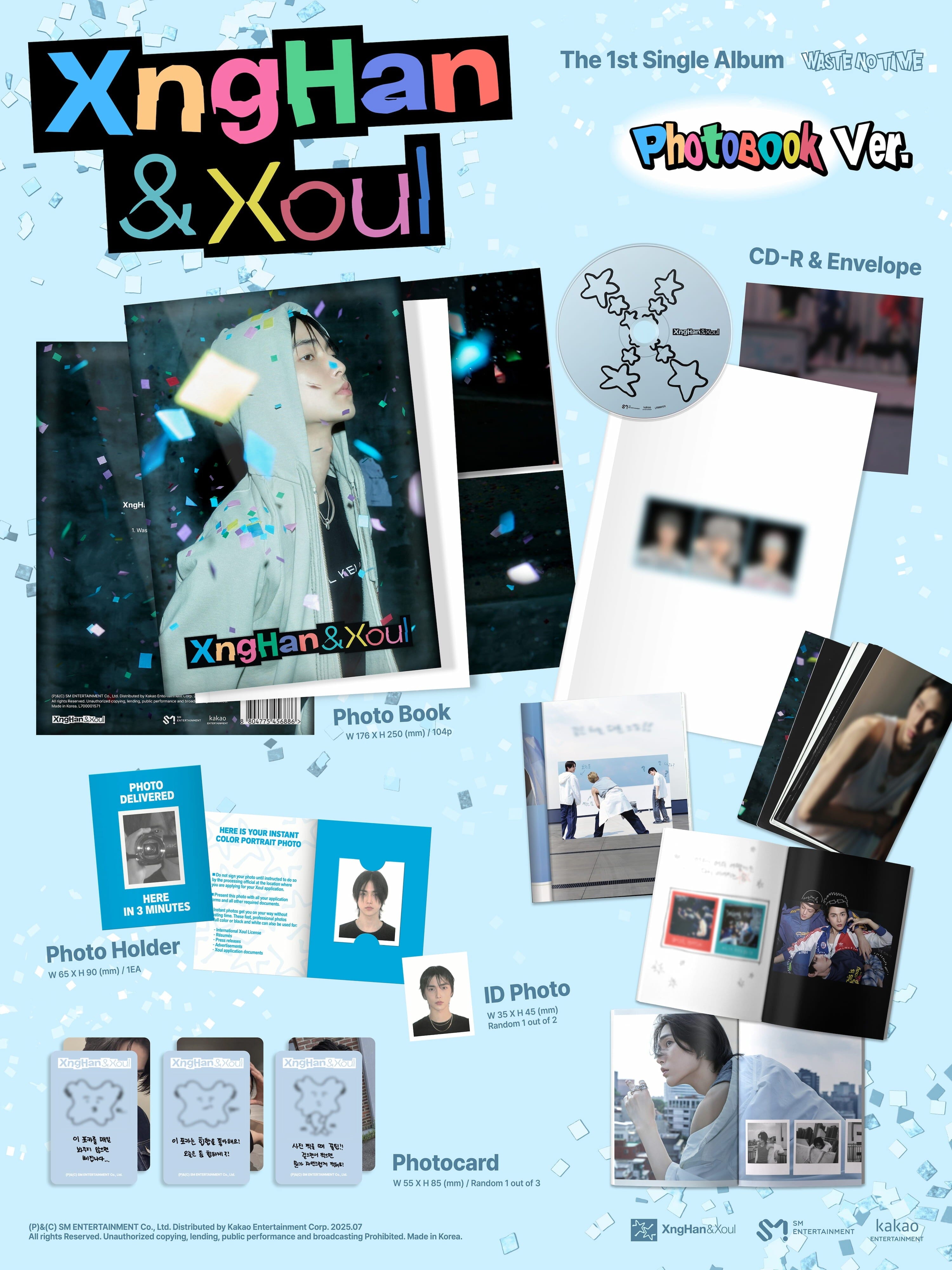 XNGHAN&XOUL - WASTE NO TIME (PHOTO BOOK VER.) Nolae