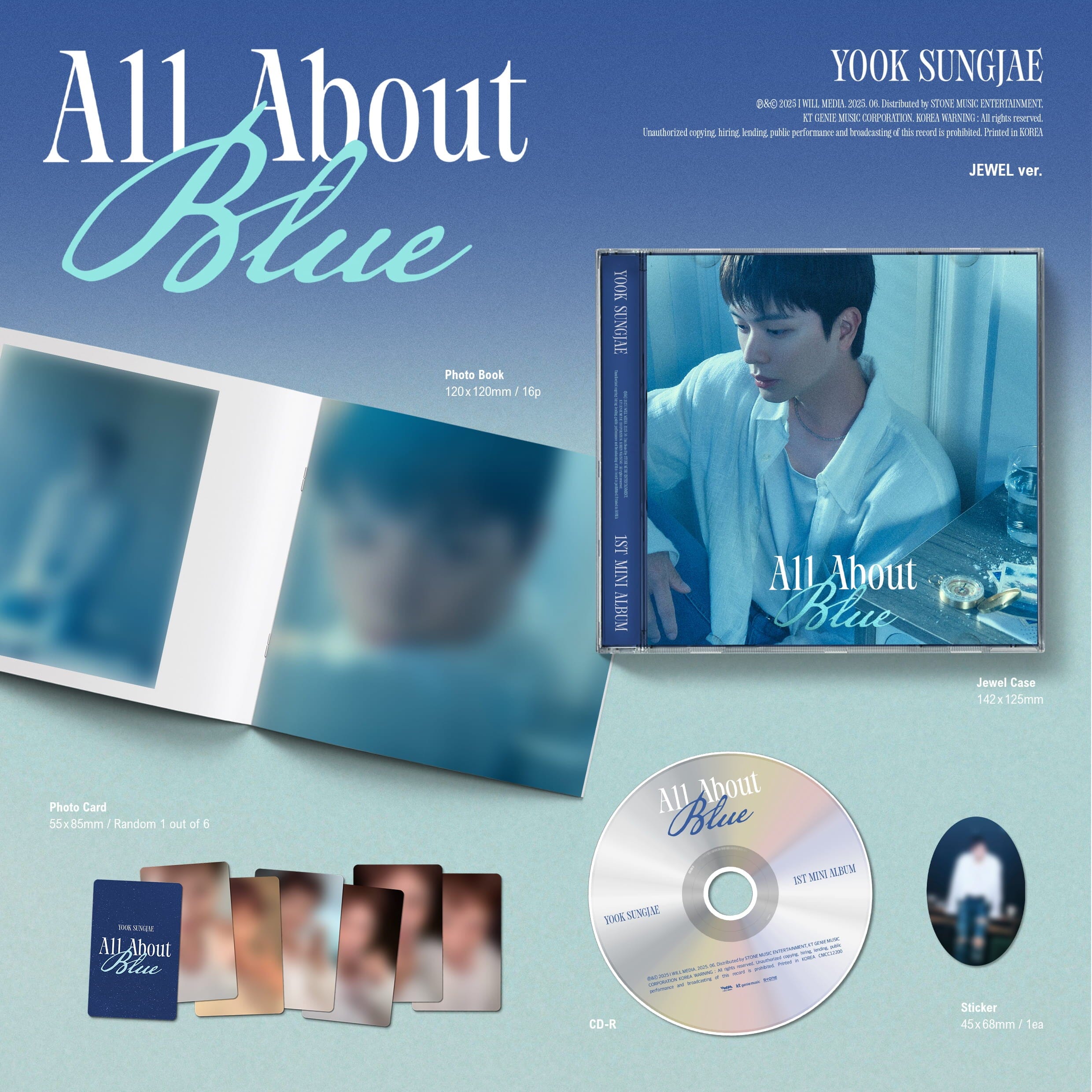 YOOK SUNGJAE (BTOB) - ALL ABOUT BLUE (JEWEL VER.) Nolae