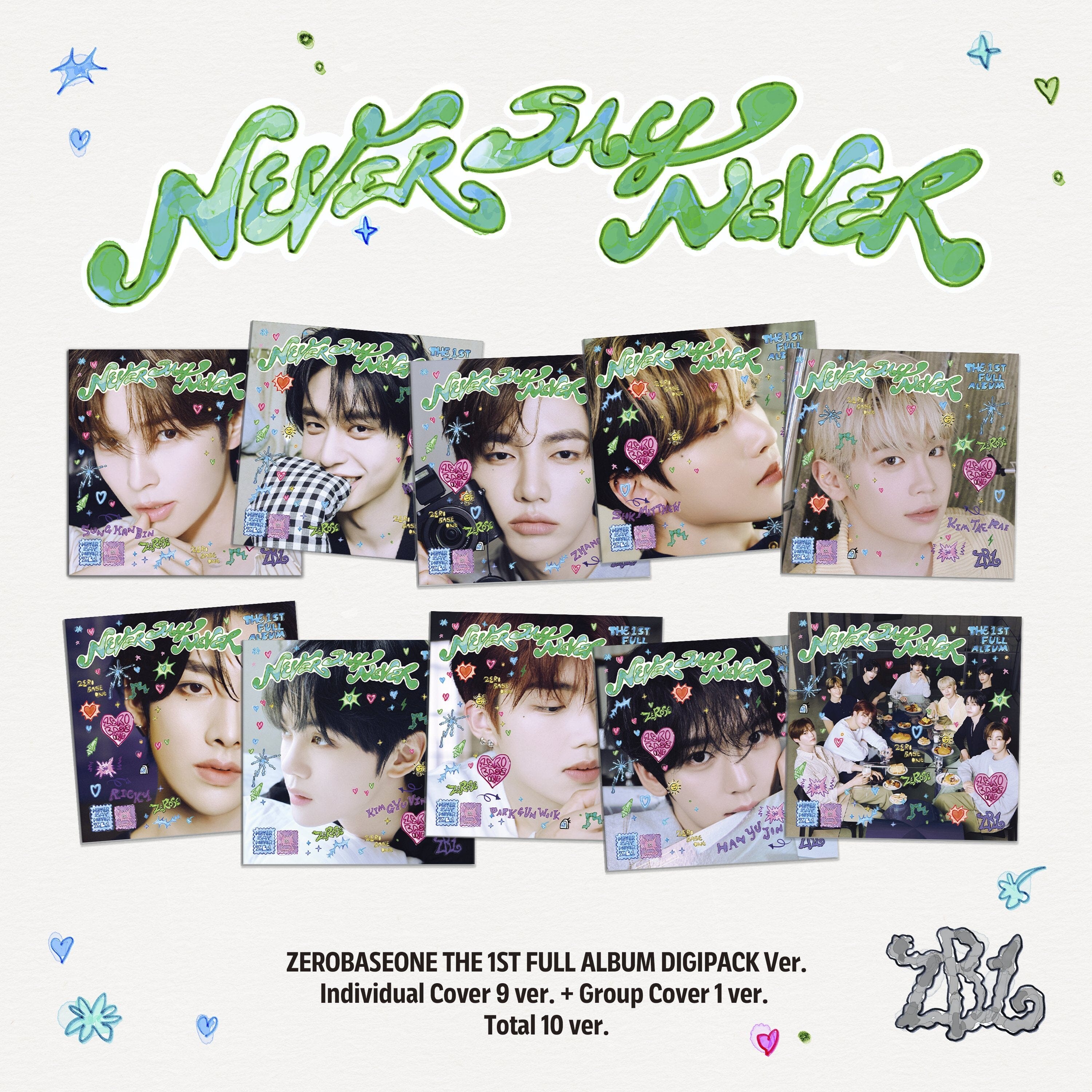 ZB1 - NEVER SAY NEVER (DIGIPACK VER.) Nolae